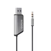 Savio TR-16 vysielač AUX adaptér s funkciou handsfree, Bluetooth 5.3, Google Assistant/Siri