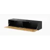 Cama obývacia zostava skríň VIGO 9 čierna/dub wotan