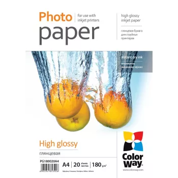 Fotopapier lesklý Colorway PG180020A4 A4