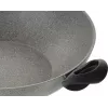 Wok panvica Ballarini Ferrara FERR8KD.36D 36 cm, granitový povrch, dve rukoväte a pokrievka