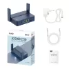 Prenosný router Cudy TR3000 AX3000 Wi‑Fi 6, Gigabit Ethernet WAN/LAN, USB-A, externé antény, modrý