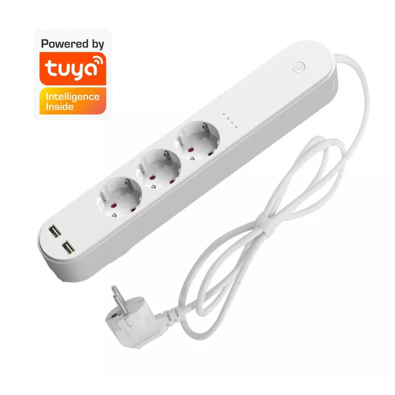 Smart Power Strip Denver SHP-310U 3 AC výstupy Typ F 3680 W