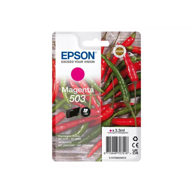 Epson 503 atramentová kazeta 1 ks originálna štandardná výdrž magenta