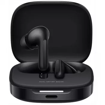 Headset Xiaomi Buds 6 In-Ear bezdrôtové binaurálne slúchadlá, Bluetooth 5.4, ANC, 42 h prehrávanie, IP54, nočná čierna