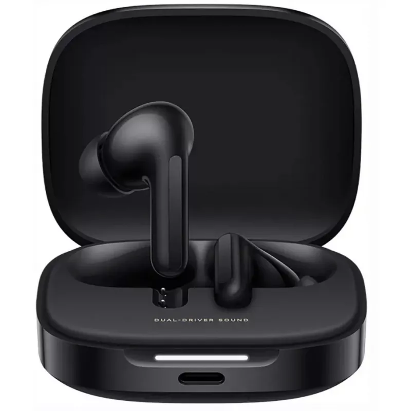 Headset Xiaomi Buds 6 In-Ear bezdrôtové binaurálne slúchadlá, Bluetooth 5.4, ANC, 42 h prehrávanie, IP54, nočná čierna