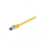 Wentronic Goobay CAT 6a patch kábel, S/FTP (PiMF), žltý, 3 m – LSZH bez halogénov, meď (93781)