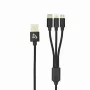 Sbox USB 2.0 8-pin/Type-C/Micro USB nabíjací kábel len 2,4A 1M BULK