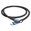Vention USB 2.0 5A 240W 1m ČIERNY USB-C na C kábel