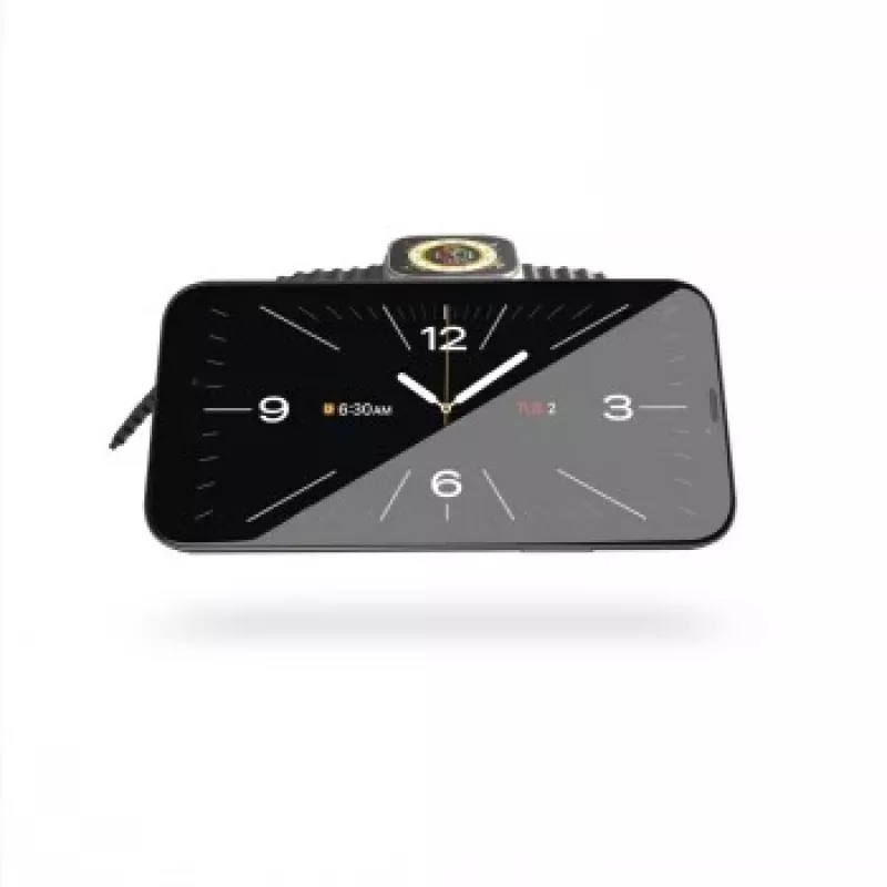 ZENS 2-IN-1 MAGSAFE + WATCH TRAVEL CHARGER BIELA
