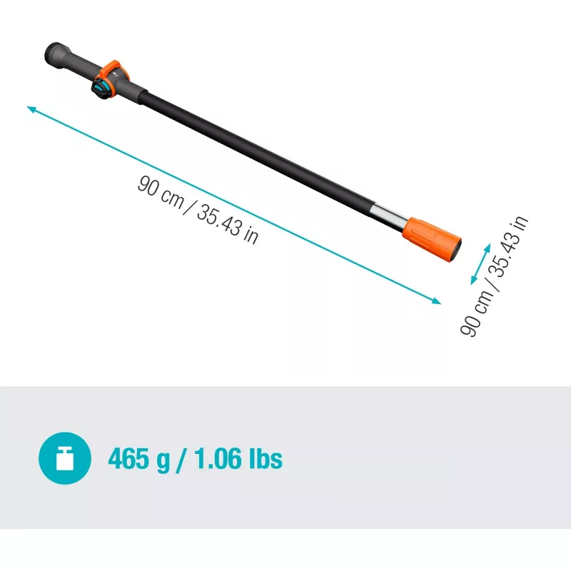Gardena 18800-20 Cleansystem násada S, 90 cm, hliník