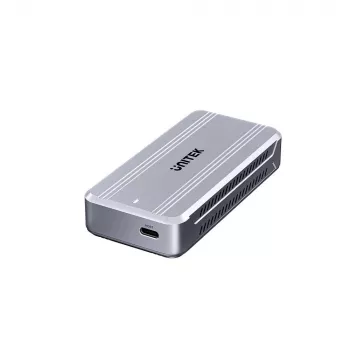 Puzdro na SSD Unitek S1242AGY01-EU USB4 40 Gbit/s, M.2 NVMe, až do 8 TB, hliník/plast, aktívne chladenie