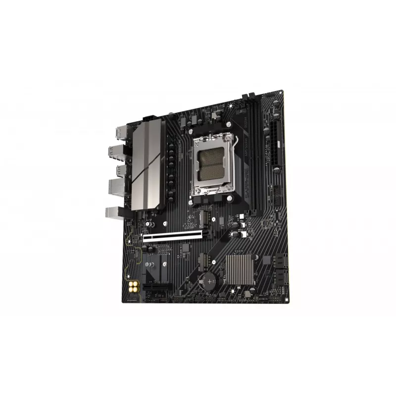 Základná doska Sapphire B650M-E (AMD B650) micro ATX, socket AM5, DDR5, 2x DIMM, 96GB, 2x M.2 (PCIe5/4), 4x SATA III, 2,5Gb LAN