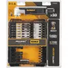 DeWalt FlexTorq DT70782-QZ sada bitov, 33 ks, dizajn McLaren, s uhlovým nadstavcom