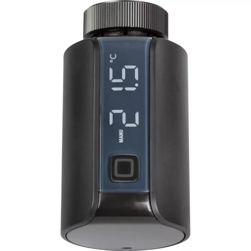 eQ-3 AG HmIP-eTRV-E-A, čierna, tlačidlá, IP20, 0 - 50 °C, 868 - 868,6 MHz, 230 m