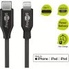 Nabíjací a synchronizačný kábel Goobay Lightning na USB-C 0,5 m