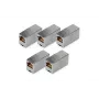 RJ45 modulárna spojka Digitus DN-93901-5 5 ks pozlátená strieborná