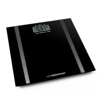 Osobná váha Esperanza EBS018K – elektronická, 180 kg, čierna