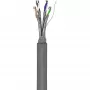 Wentronic Goobay CAT 6 sieťový kábel, S/FTP (PiMF), sivý, 305 m – CCA medená zmes, AWG 23/1 (solid), PVC (95696)