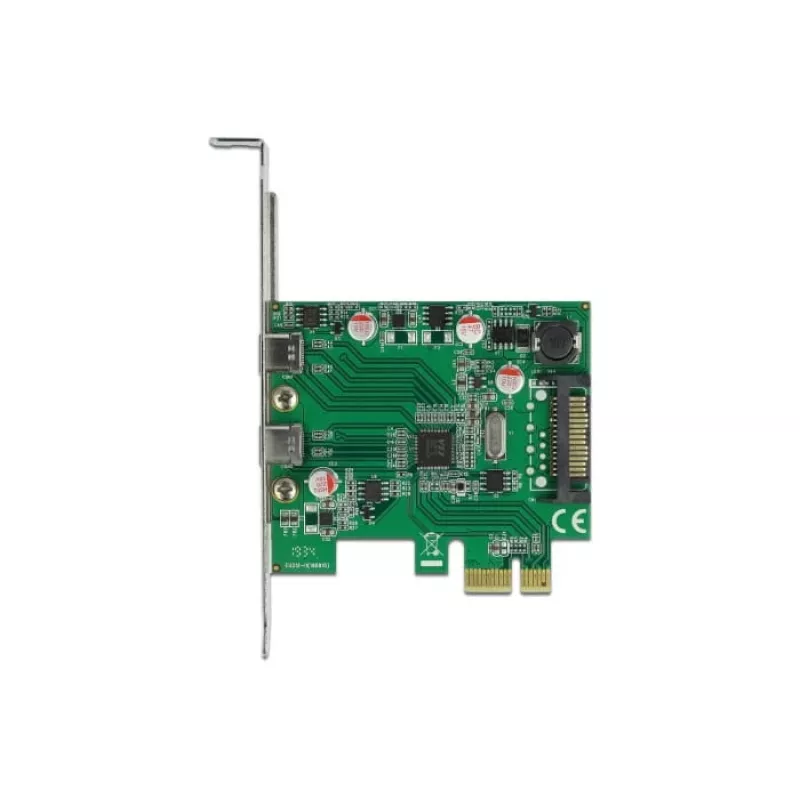DeLOCK PCI Express x1 karta na 2 x USB Type-C™ konektor samica