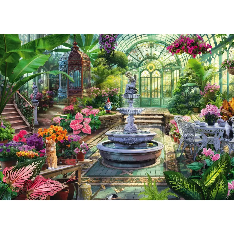 Jeff Haynie: Victorian Greenhouse, puzzle 1000 dielov