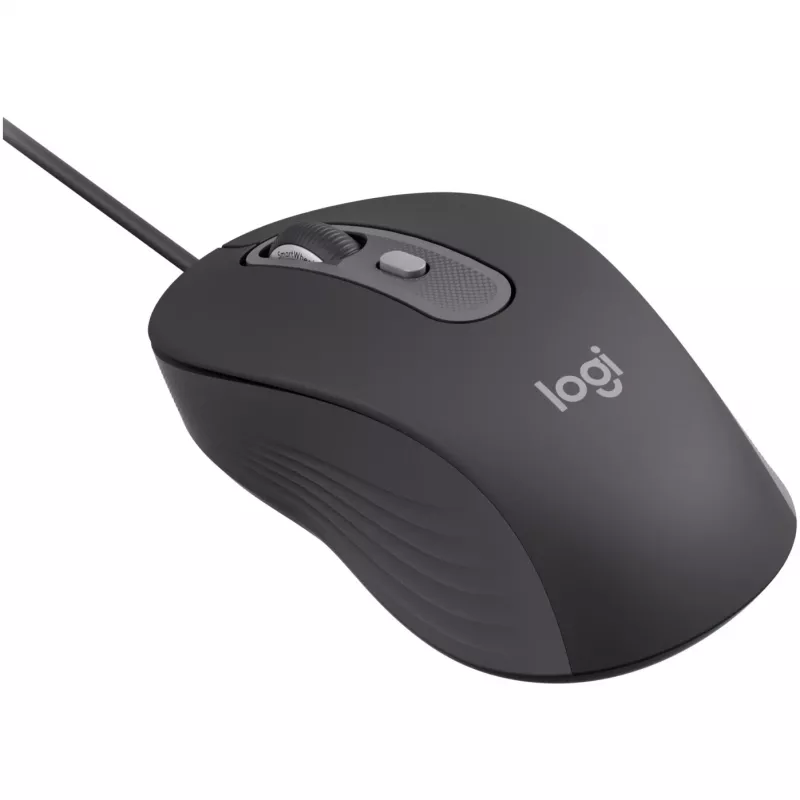 Logitech Signature Wired M520 for Business optická drôtová myš USB-C Plug-and-Play Windows/Mac/Chrome/PC/laptops – Graphite