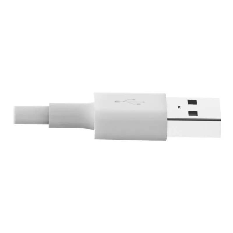 Eaton Tripp Lite Series USB-A na Lightning synchronizačný/nabíjací kábel (M/M) - MFi certifikovaný, biely, 3 ft. (0,9 m) - dátový/napájací kábel - USB samec na Lightnin