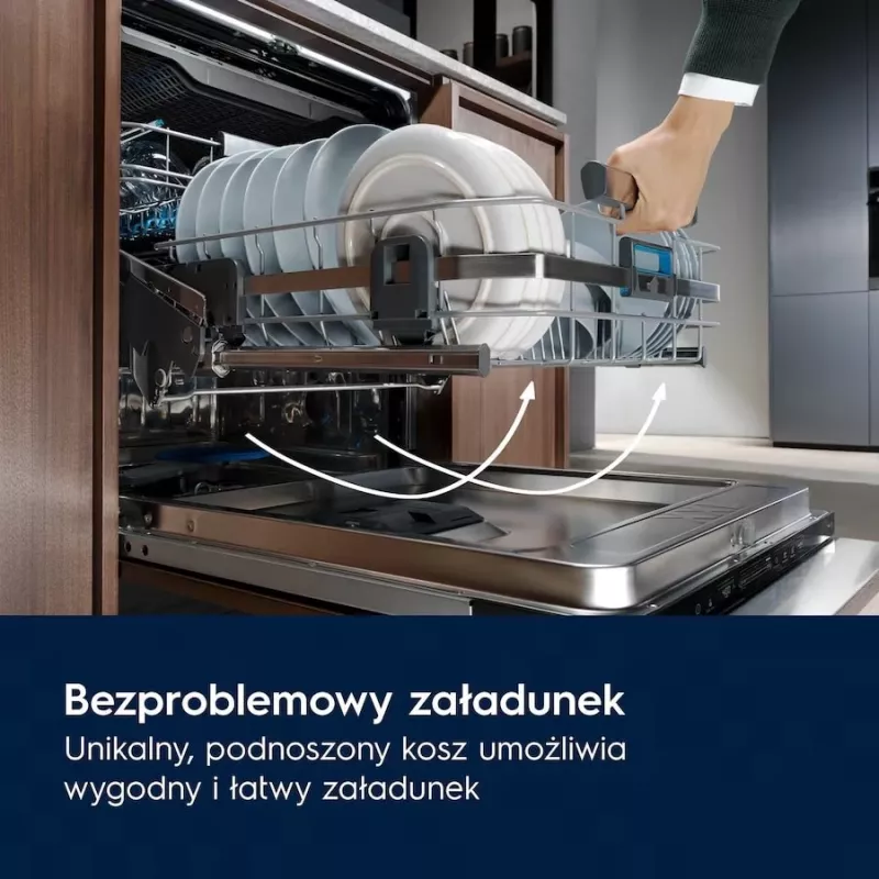 Vstavaná umývačka riadu ELECTROLUX EEC87400W, 13 súprav riadu, 44 dB