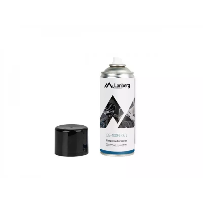 Lanberg CG-400FL-001 stlačený vzduch na čistenie, 400 ml