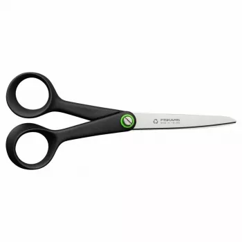 Fiskars 1074543 kancelárske/nožnice na tvorenie univerzálne rovný rez čierna, ušľachtilá oceľ
