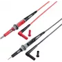 VOLTCRAFT MS-4PS bezpečnostný merací kábel 4 mm bezpečnostný konektor samec merací hrot 1,00 m čierny, červený 1 kus (MS-4PS)
