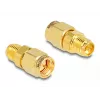 DeLOCK adaptér RP-SMA samica na SMA samec priemer 9 mm šírka 18 mm