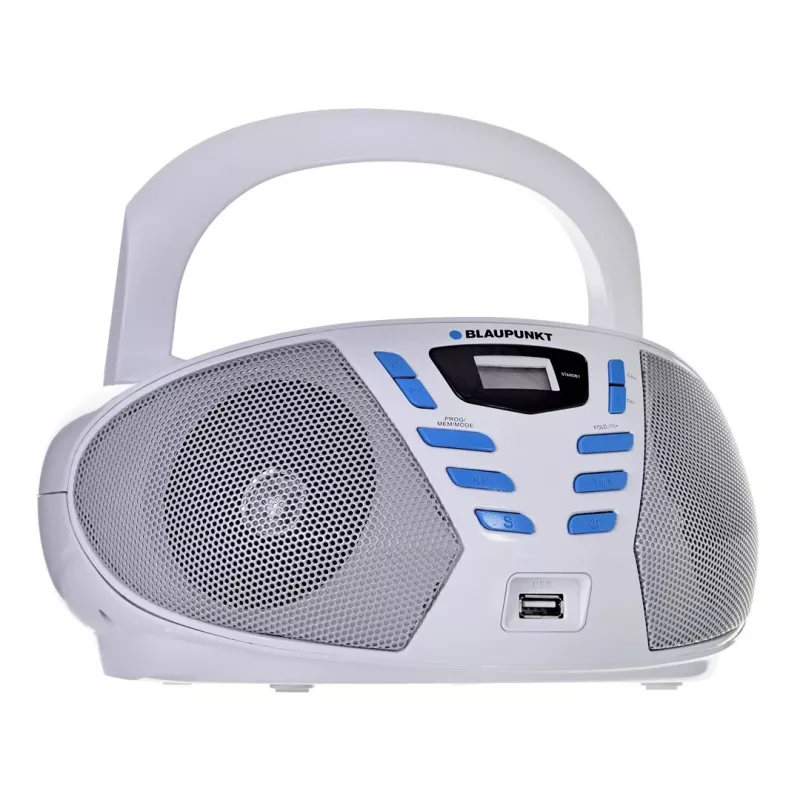 Blaupunkt BB7-WH prenosný stereo systém digitálny 2,4 W FM sivý MP3 prehrávanie