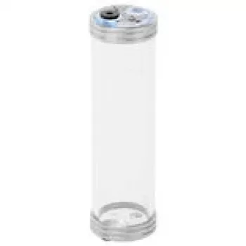 Expanzná nádržka 200 mm pre custom vodné chladenie, Singularity Protium 3.0 akryl strieborná