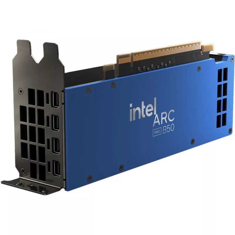 Grafická karta INTEL Arc Pro B50 — 16 GB GDDR6, 128-bit, PCIe 5.0, aktívne chladenie