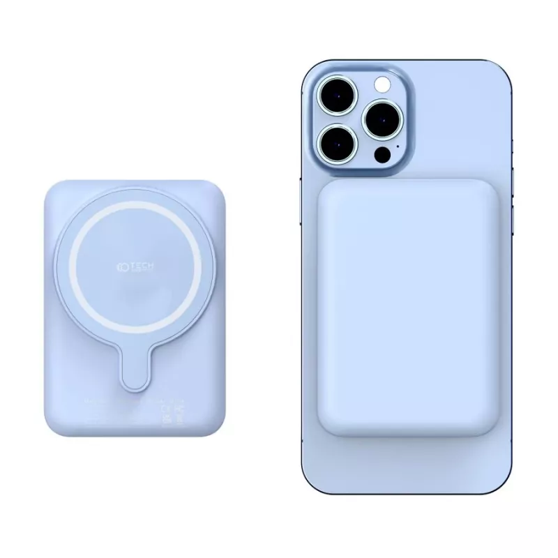 Prenosná powerbanka TECH-PROTECT PB10 LIFEMAG 5000mAh modrá