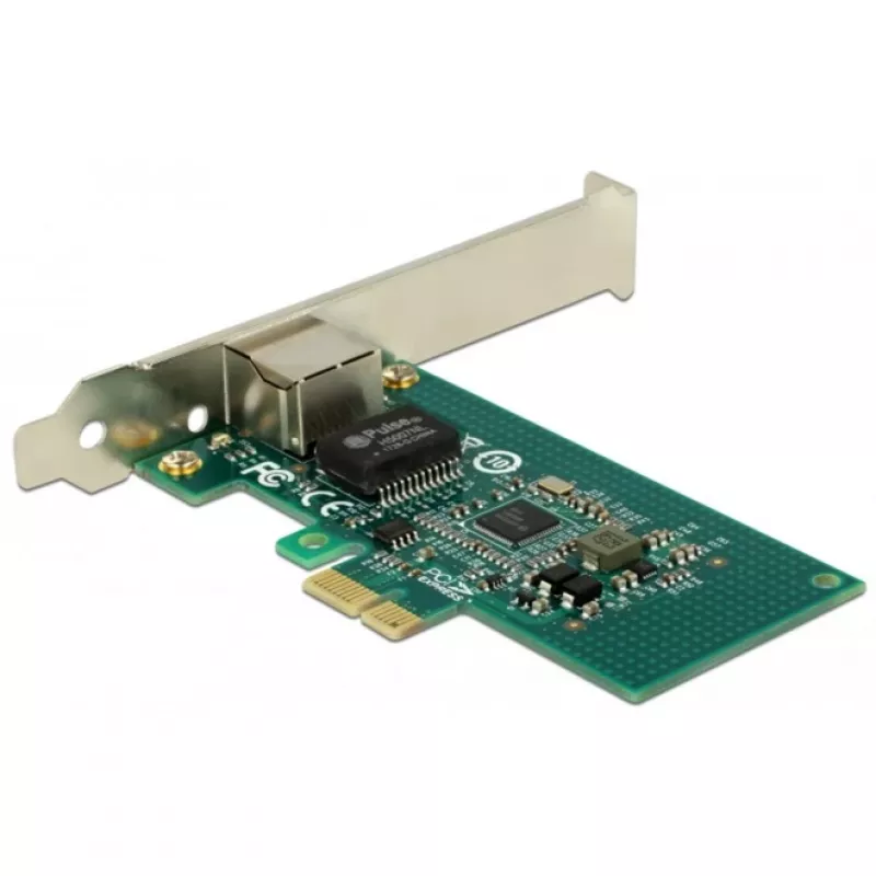 DeLock PCI Express karta > 1 x Gigabit LAN - sieťový adaptér - PCIe 2.1 Low-Profile - Gigabit Ethernet