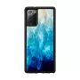 Ochranné puzdro iKins pre Samsung Galaxy Note 20 — Blue Lake a čierna, tenké puzdro