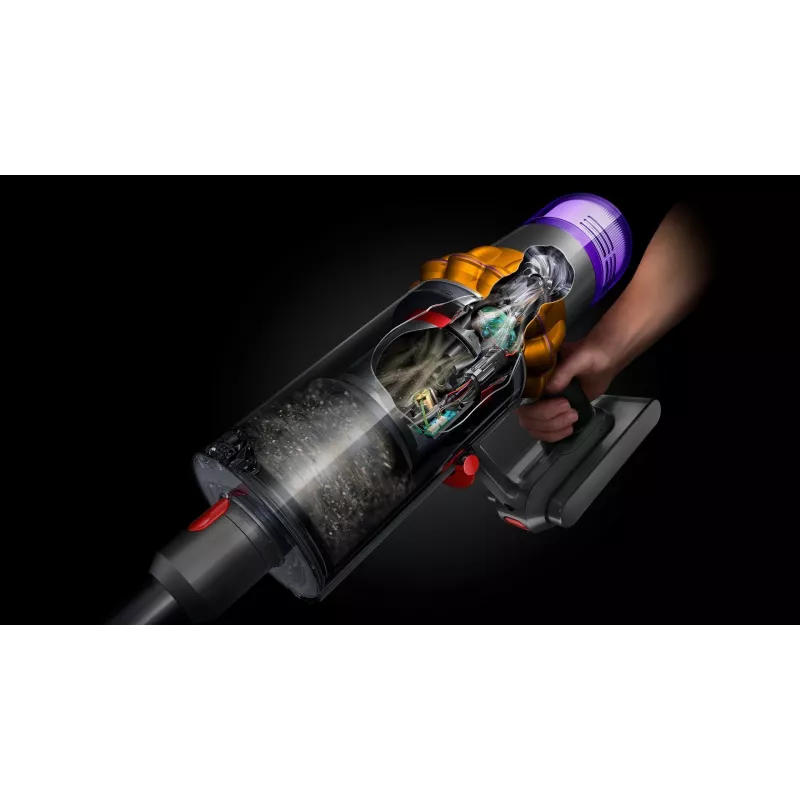 Dyson V15 Detect Absolute ručný vysávač nikel, žltý 446986-01