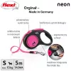 Flexi New Neon S 5 m psie automatické vodítko
