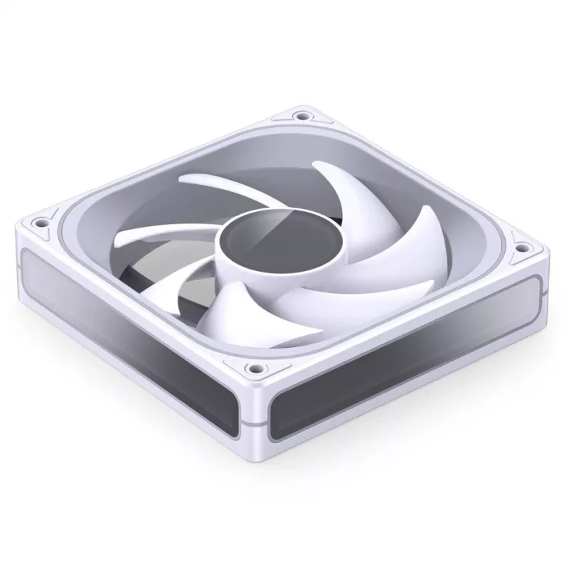 120mm PWM ARGB ventilátor do skrine Jonsbo ZB-120 biely, model ZB-120W