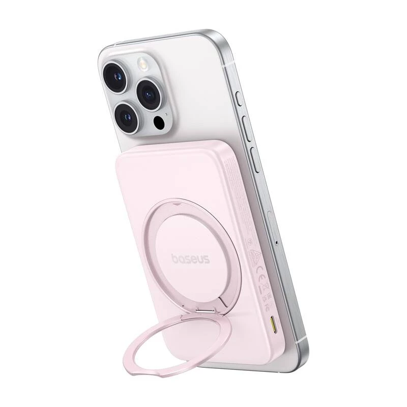 Powerbank Baseus PicoGo Qi2 5000mAh 20W ružová
