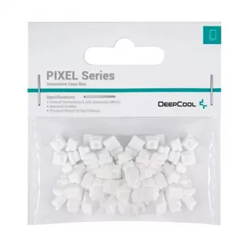 Guma univerzálna DeepCool PIXEL — 100 ks blister, biela, celková hmotnosť 9,8 g