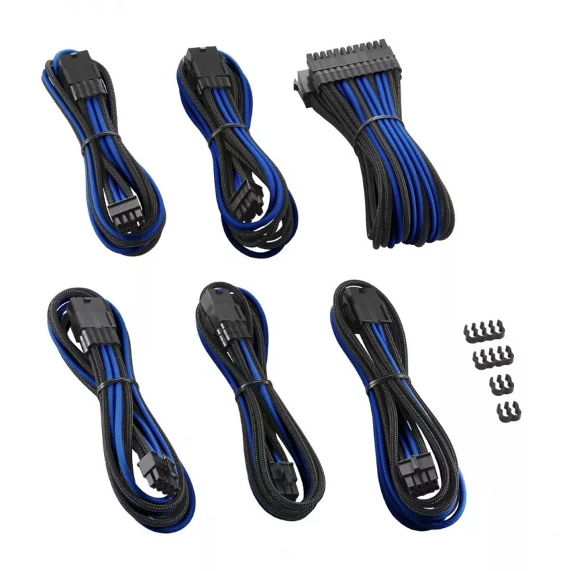 Interný napájací kábel CableMod CM-PCAB-BKIT-NKKB-3PK-R čierny modrý 250mm