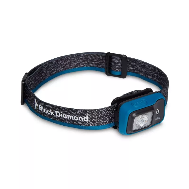 Black Diamond Astro 300 čierna, modrá čelenka baterka