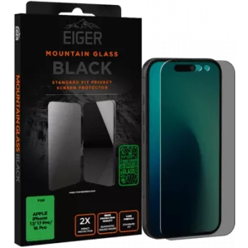Ochrana displeja proti videniu z tvrdeného skla Eiger EGMSP00334 pre Apple iPhone 16 Pro / 17 / 17 Pro