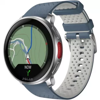 Polar Vantage V3 - hliník - športové hodinky s remienkom - silikón - displej 3,5 cm (1,39 palca) - 32 GB - Bluetooth - 57 g - nebesky modrá (900108892)
