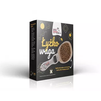 Kŕmna lyžica SYTA MICHA s váhou, digitálna vážiaca lyžica, ABS, LCD, jednotky g/ml/oz, rozsah 0–200 g, batéria CR2032