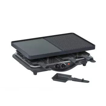 Raclette gril Steba RC 28 8 osôb 1400 W čierny chróm