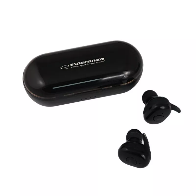 Esperanza TWS CARDERA slúchadlá bezdrôtové in-ear hovory/hudba Bluetooth čierne