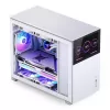 Jonsbo D31 Screen Micro-ATX počítačová skriňa, tvrdené sklo, biela